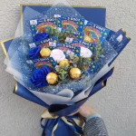 loterijos bilietu puokštė